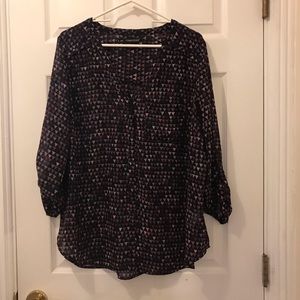 Multicolored Maurice’s blouse.